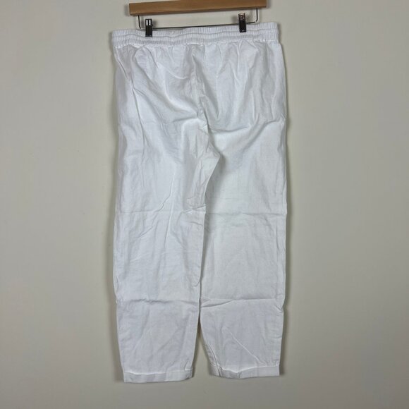 J. Crew linen blend Pants 14 - Picture 2 of 2